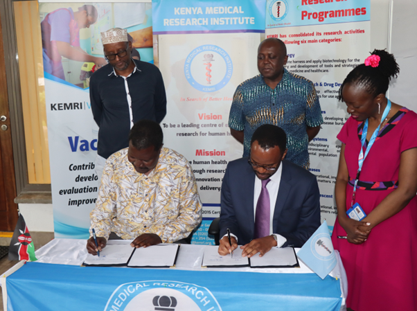 KEMRI-BioVax Put Pen-to-Paper on Vaccine Production in Kenya